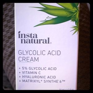 Insta Natural Glycolic Acid Cream 50ml/1.7 Oz NIB